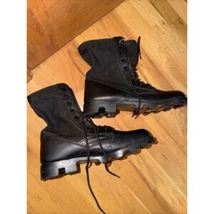 Fox Outdoor Products Sz 10 Vietnam Jungle Combat Boot NEW Black Lace Up LEATHER